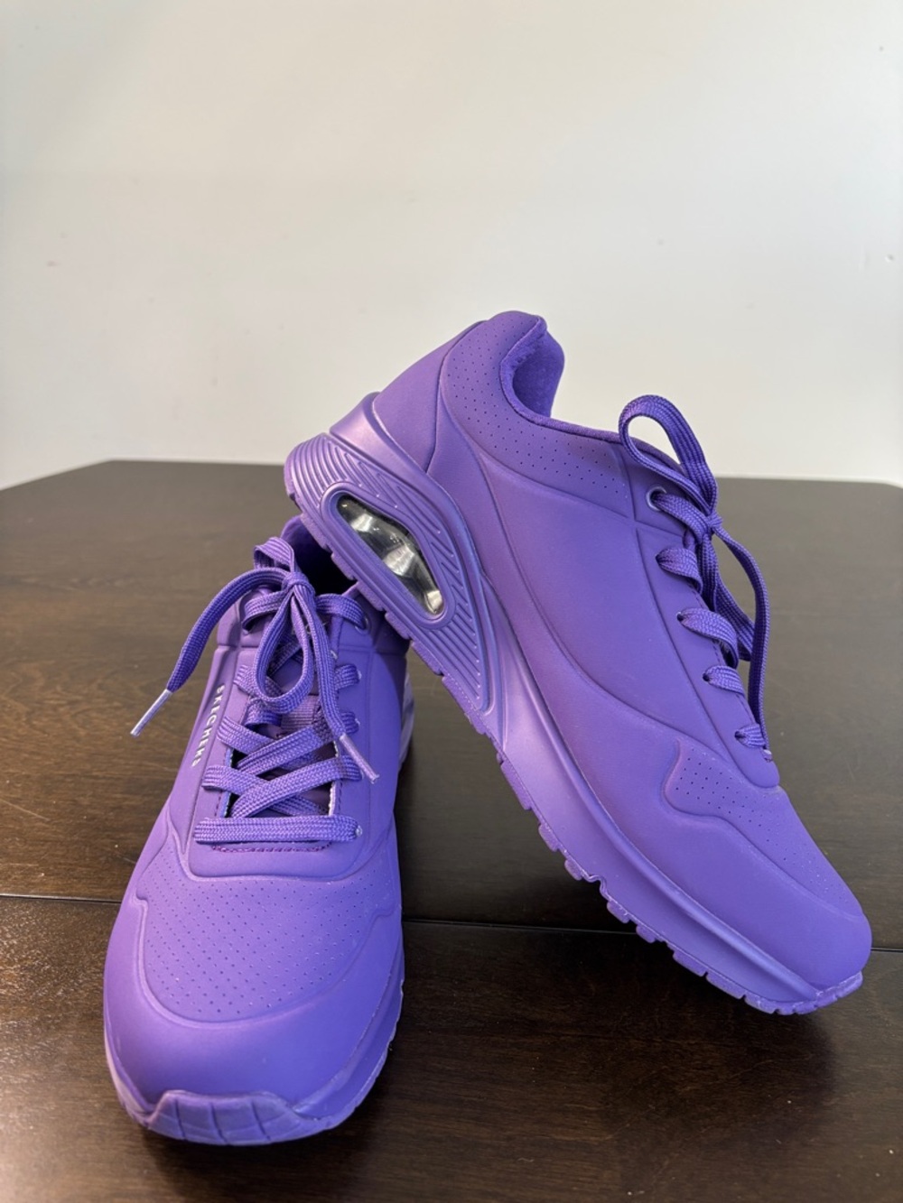 Skechers Women's Street Uno-Stand on Air Purple Air-Sneakers Size 8.5